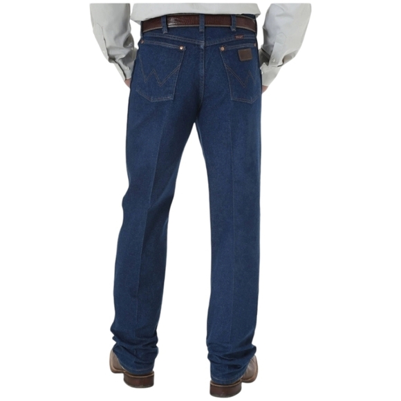 Wrangler Cowboy Cut relaxed fit Blue denim Western jeans NWT W42 L32 - Picture 4 of 11
